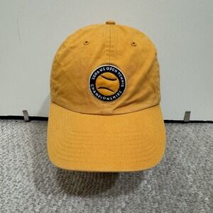 US Open 2006 Hat Cap Strap Back Mens One Size Yellow Tennis Twins Enterprise